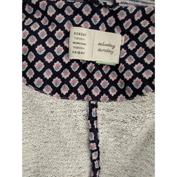 Anthro Saturday Sunday Striped Terry Blazer - Picture 7 of 11